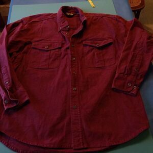 Guide Gear Cotton Long Sleeve Men's Large Shirt, Country Core